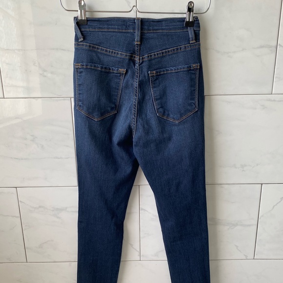 Vibrant U.S.A. Dark Wash High-Rise Skinny Jeans - Picture 4 of 5